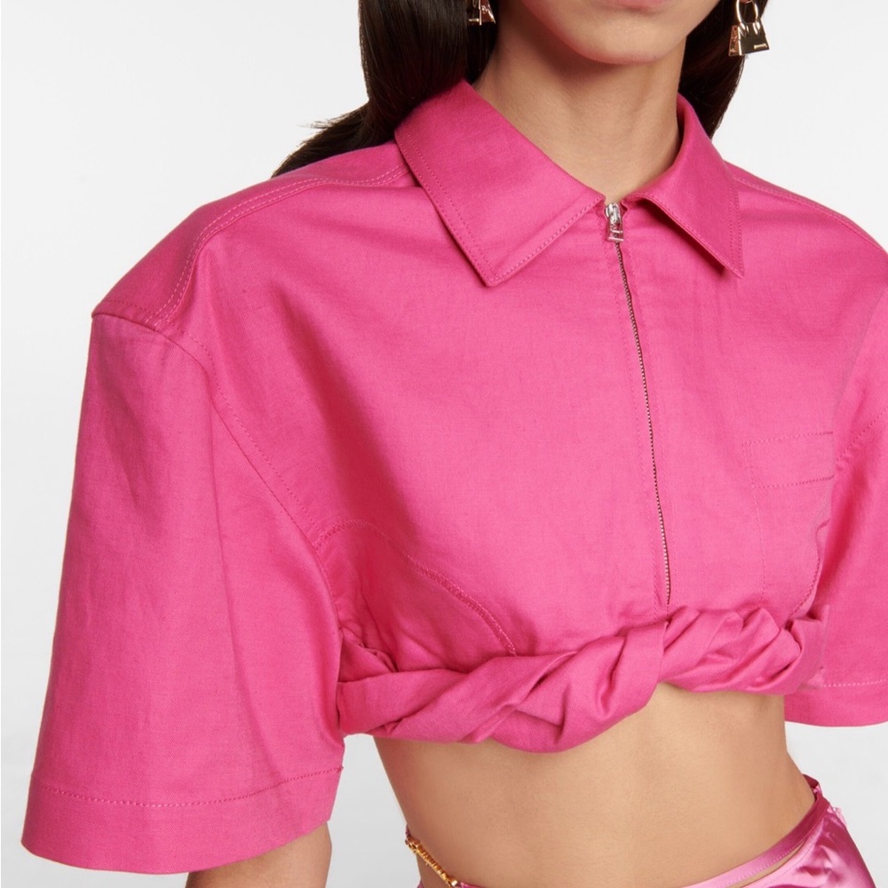 JACQUEMUS La Chemise Silpa cotton shirt 36